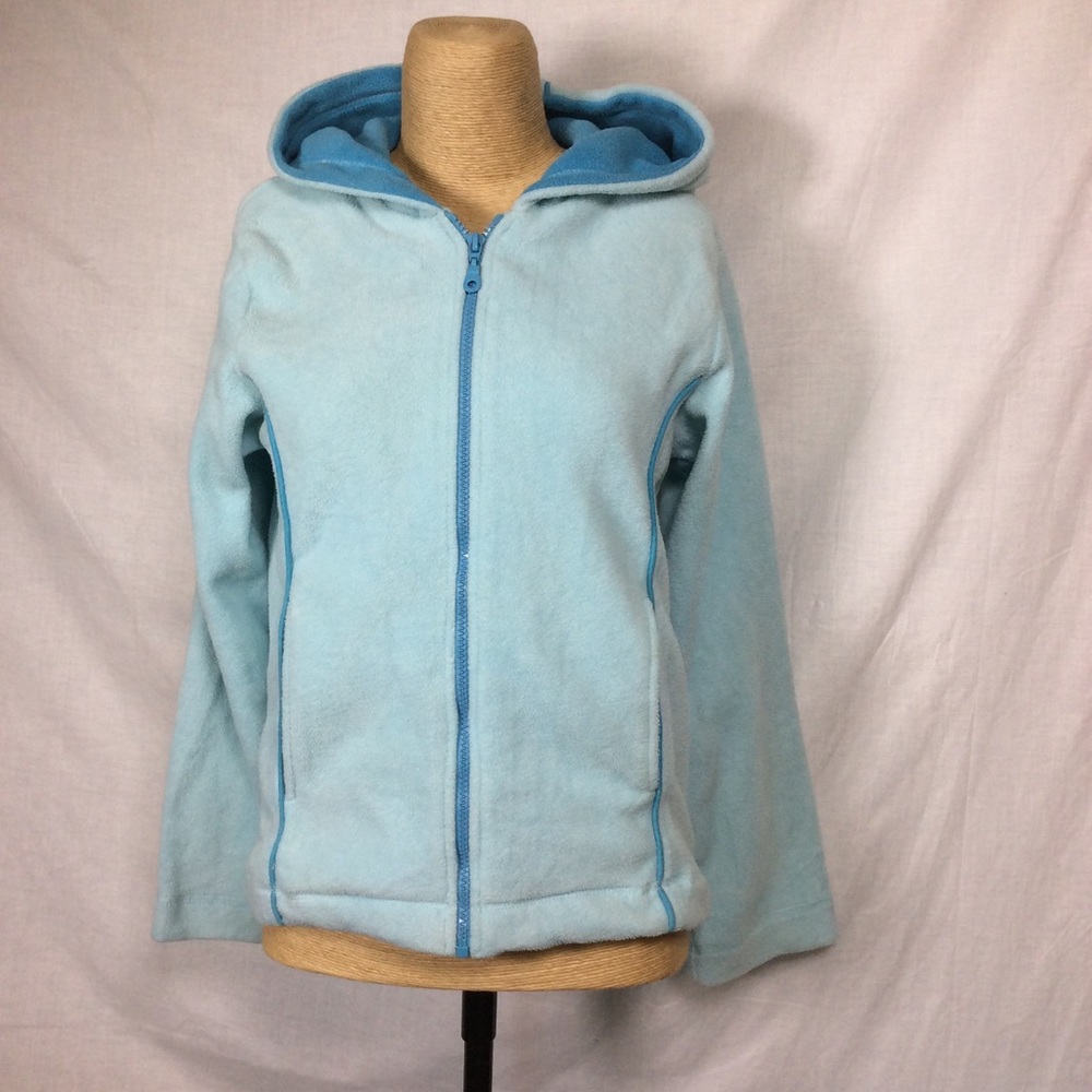 Steve & Barry’s Girl Fleece Blue Zip Up Sweatshirt